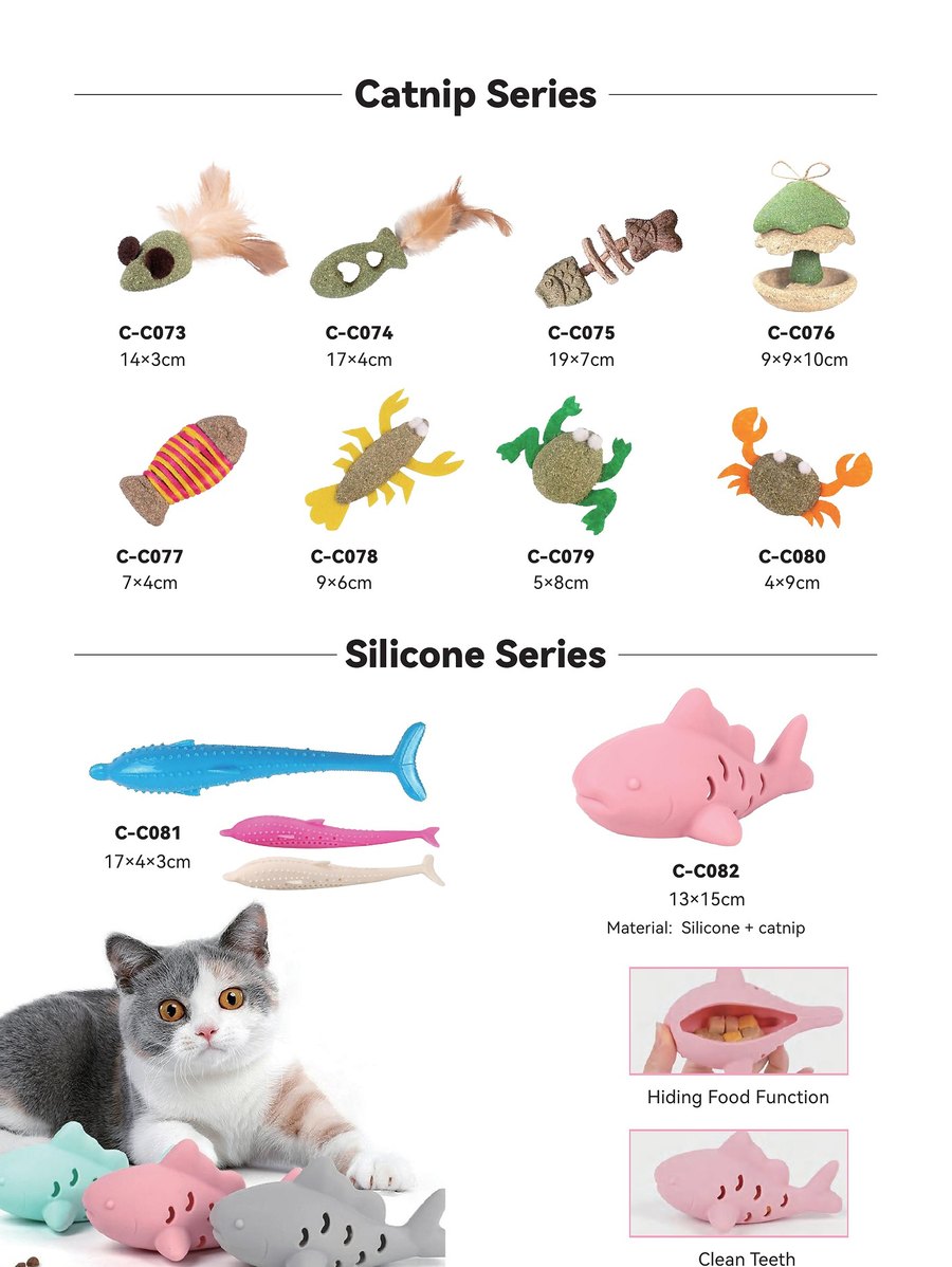 Catnip & Silicone C-C073 – C-C082