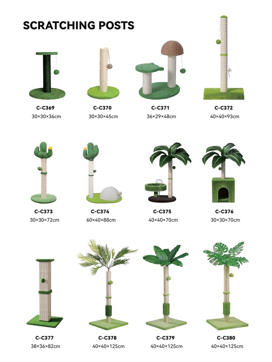 Scratching Posts C-C369 – C-C380