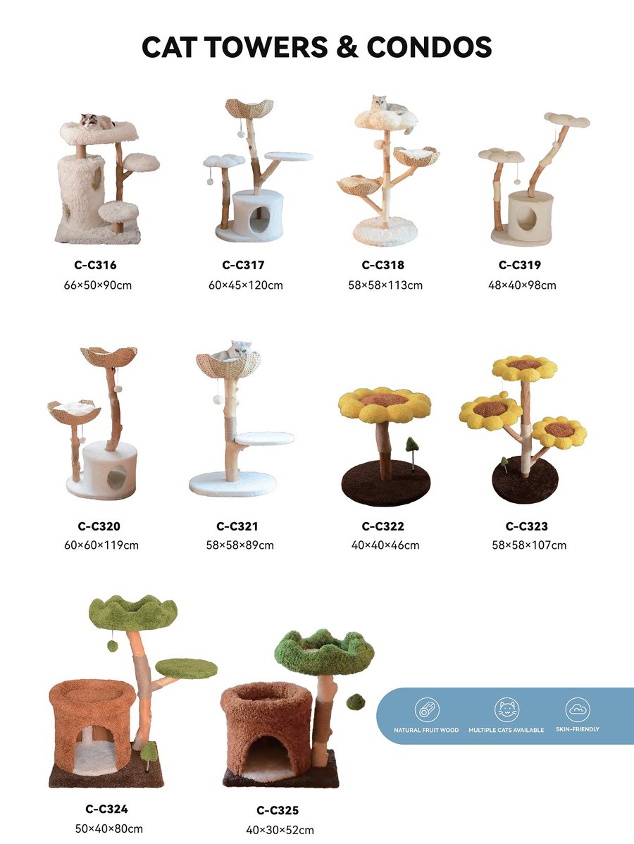 Cat Towers & Condos C-C316 – C-C325