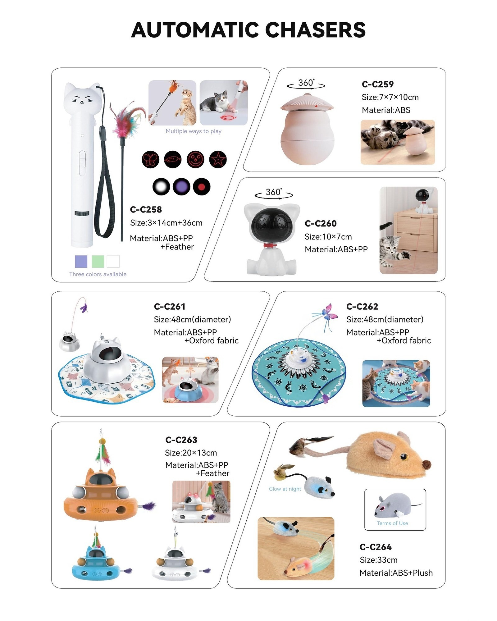 PawMivo electronic cat toys and automatic chasers