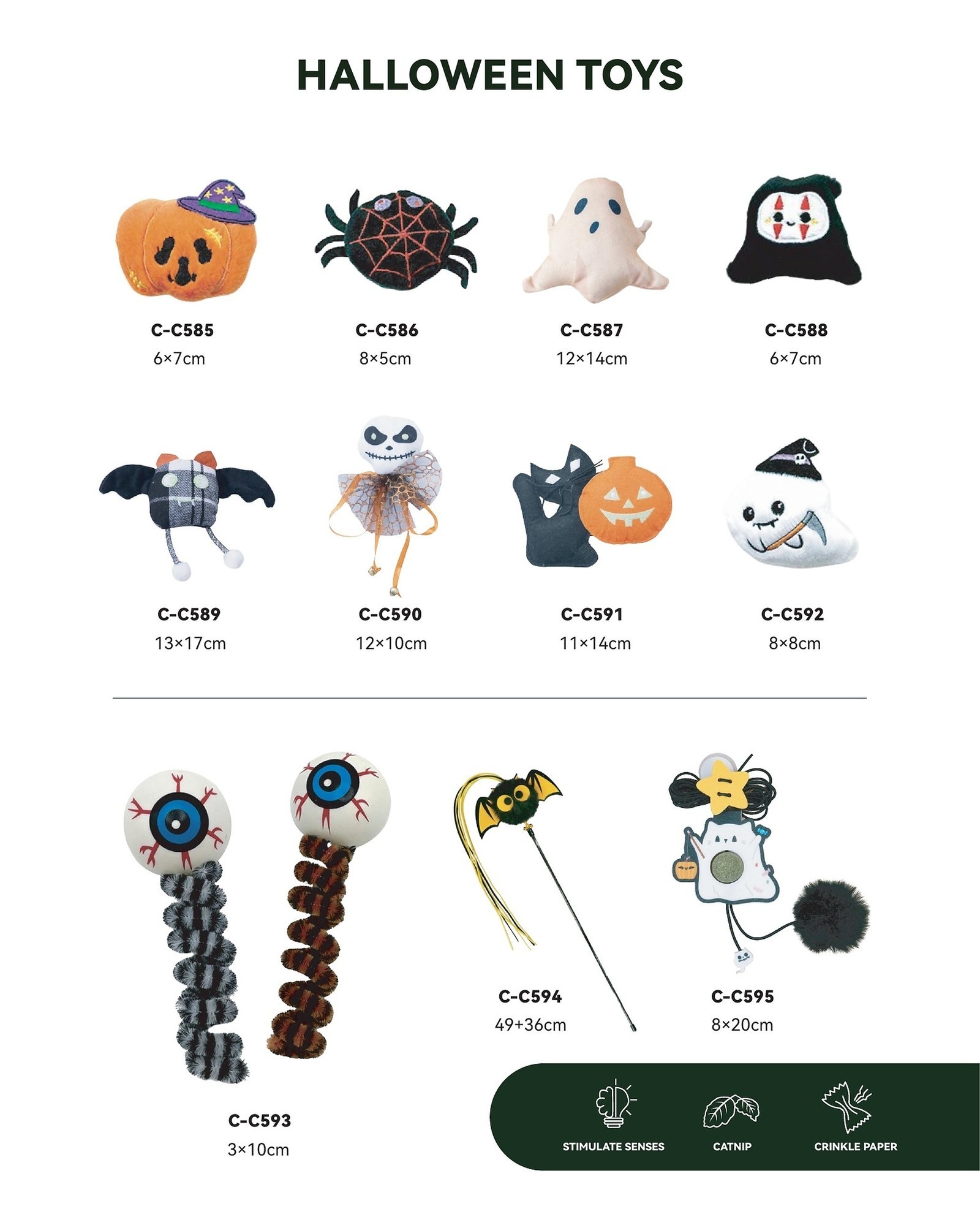 PawMivo Halloween cat toys
