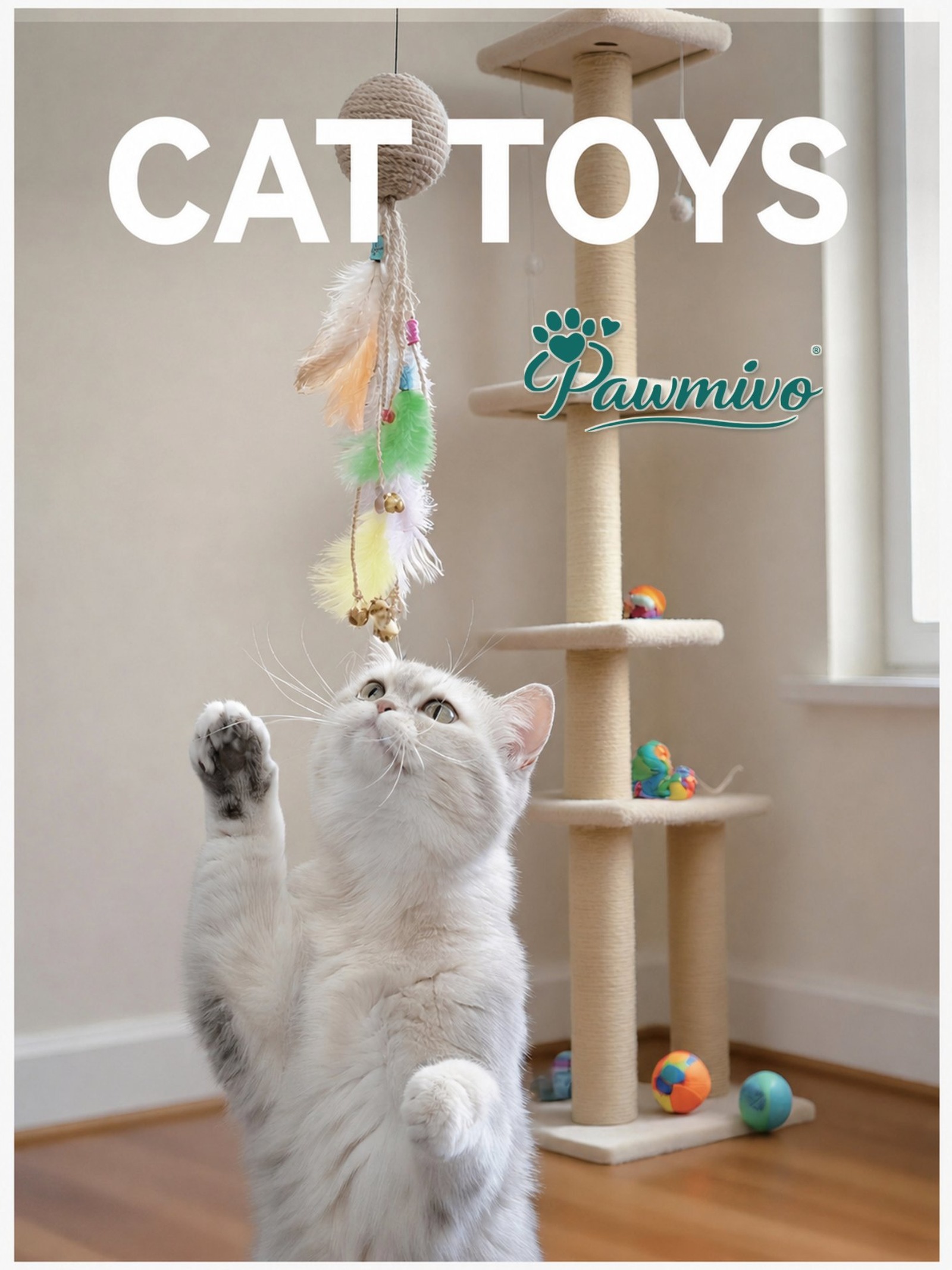 PawMivo hero image — premium cat toys and pet supplies