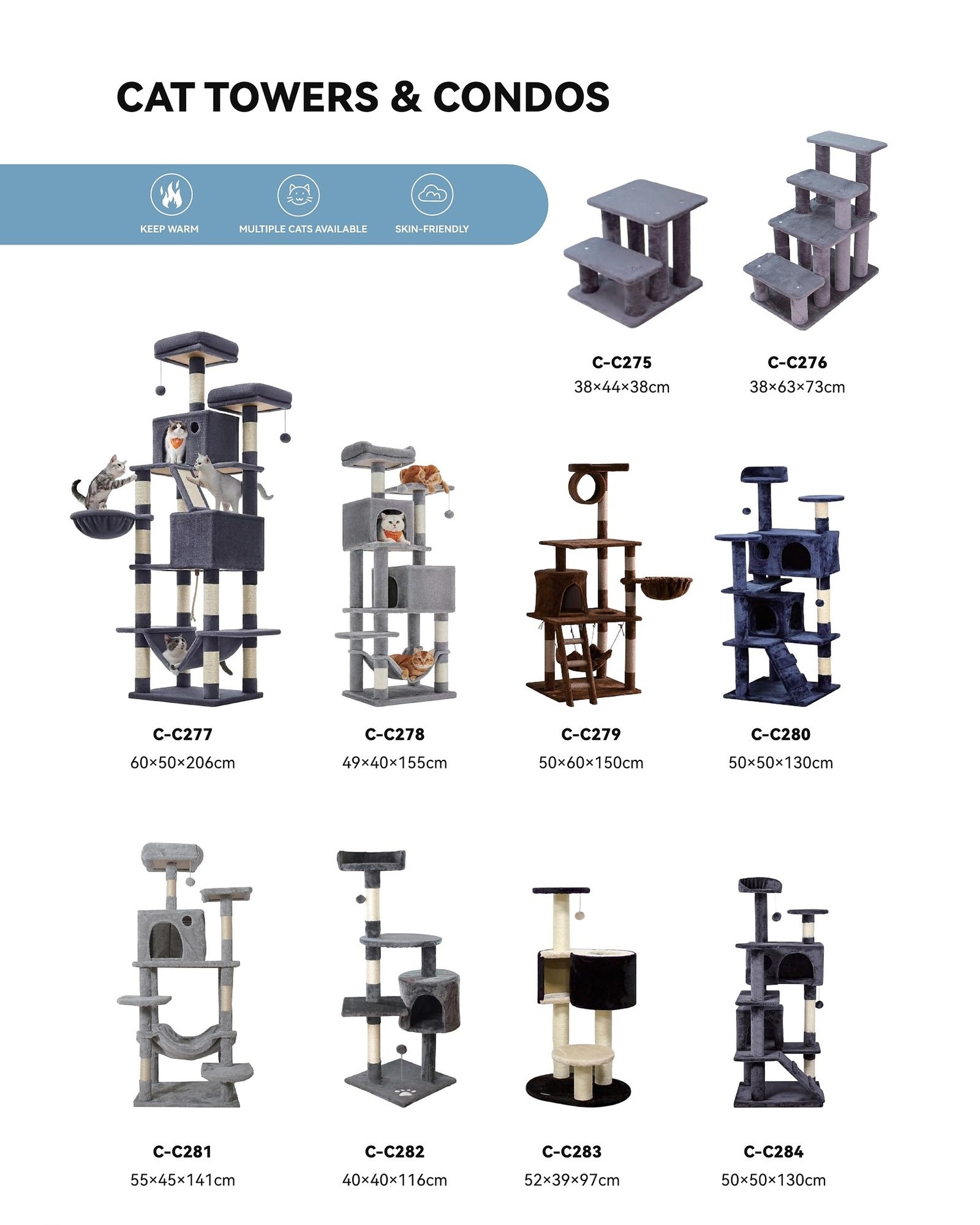 PawMivo cat towers and climbing furniture
